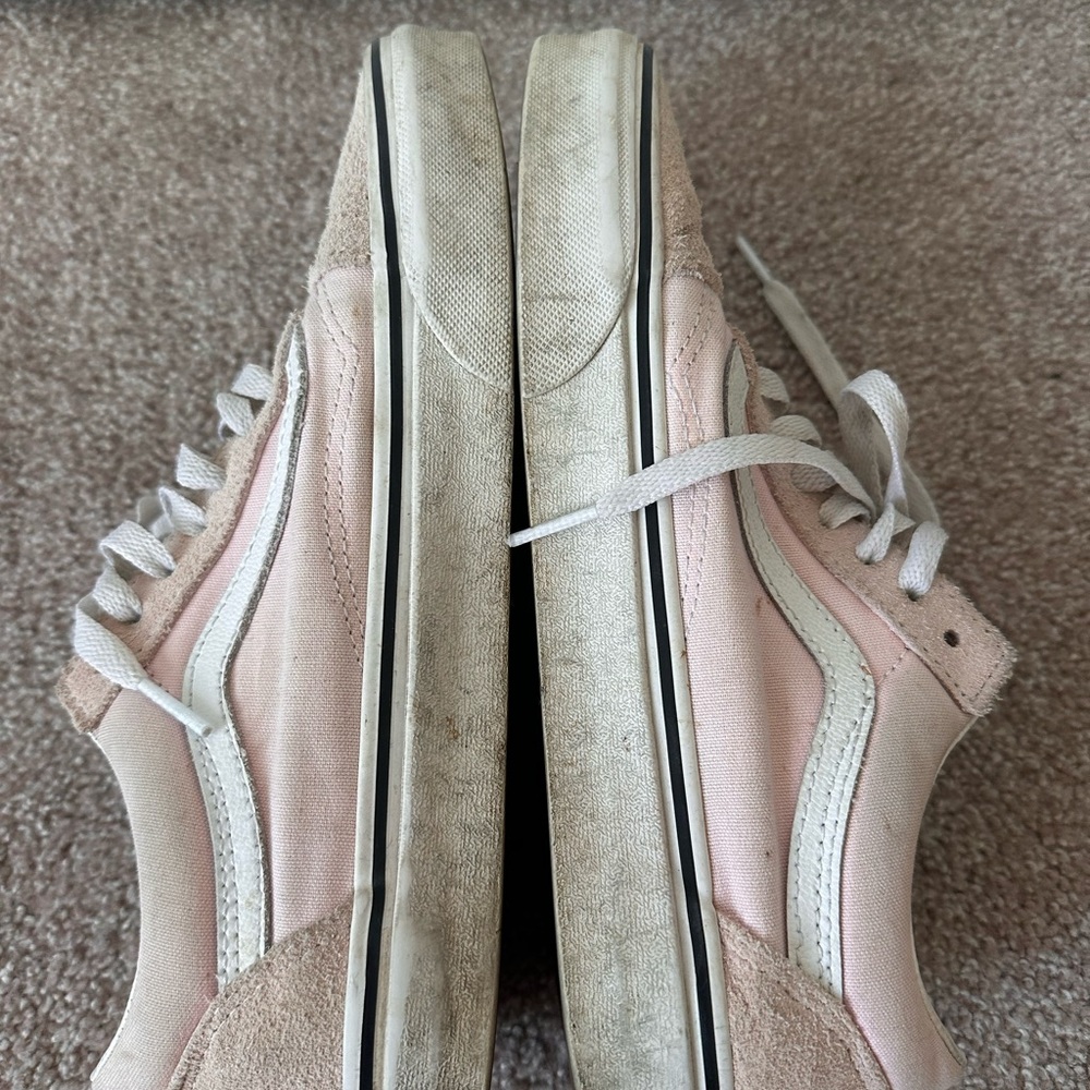 Vans Women's Soft Pink Shoes - Picture 4 of 4